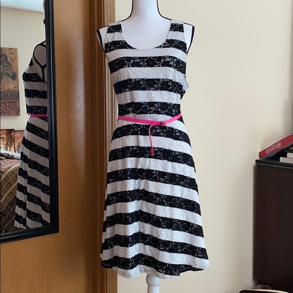 Lane Bryant Dresses & Skirts - Striped skater dress